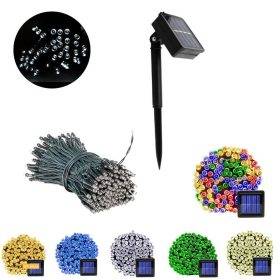 Outdoor Waterproof 100 LED Solar String Light Home & Garden Lights & Lighting 061330ff83c078d1804901: Blue|Multicolor|Purple|Warm White|White