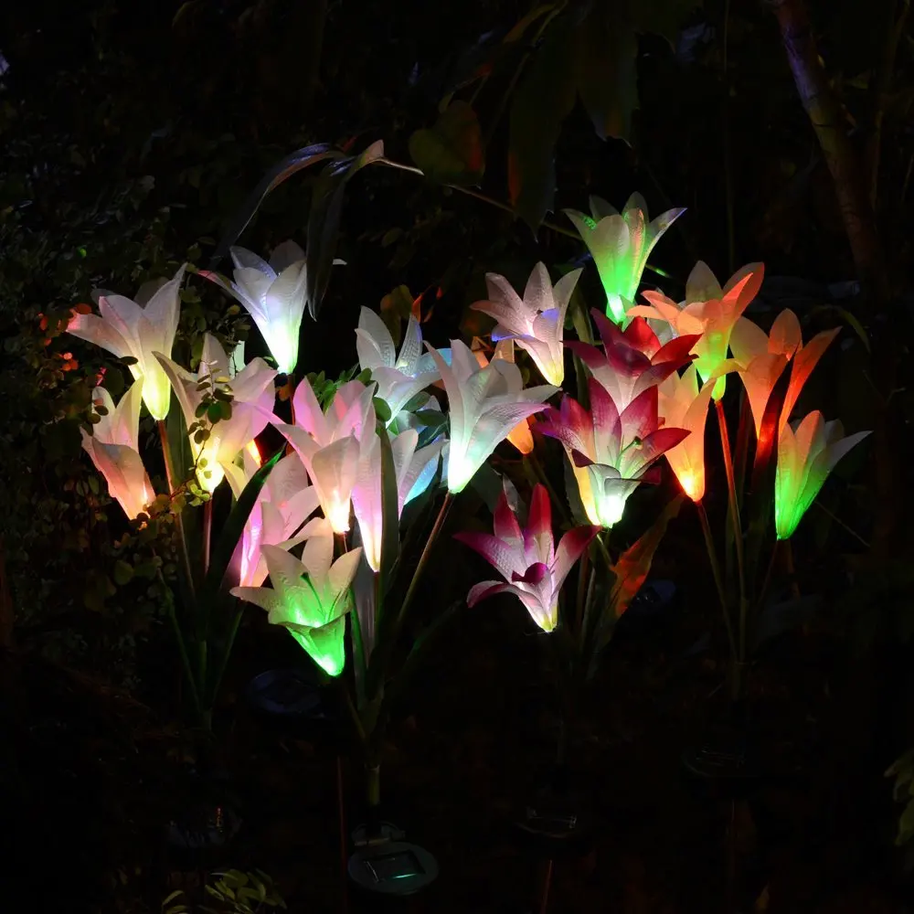 Flower Shaped Garden Solar Light