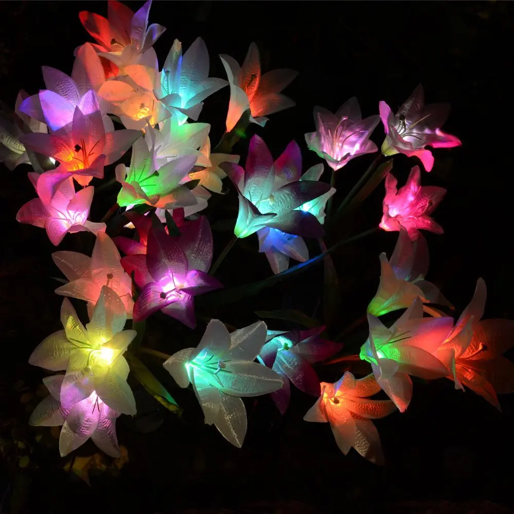 Flower Shaped Garden Solar Light